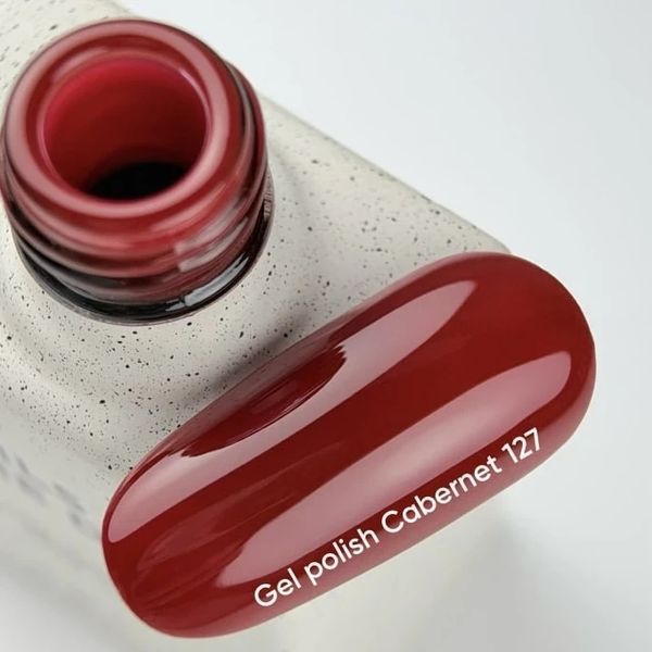 Гель-лак для нігтів, NAILSOFTHEDAY, №127&nbsp;Cabernet, колір: яскраво-червоний, 10 мл 4829875100006 фото