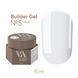 Гель камуфлирующий для наращивания ногтей Valeri Builder Gel, №05, прозрачный, 15 мл NVBG-005 фото 1