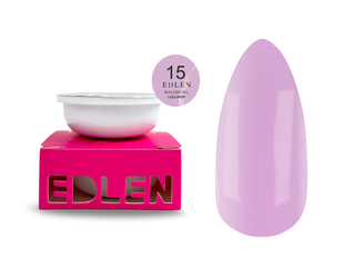 Змінний картридж гелю для нарощування нігтів, Edlen Builder gel Lollipop, №15, ліловий, 15 мл 4000312021 фото