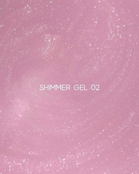 Гель камуфлирующий для наращивания ногтей, LUNAmoon Shimmer Gel, №02, молочно-розовый с шиммером, 15 млмолоч 323-5424-1576 фото
