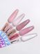 Гель камуфлирующий для наращивания ногтей, LUNAmoon Shimmer Gel, №02, молочно-розовый с шиммером, 15 млмолоч 323-5424-1576 фото 5