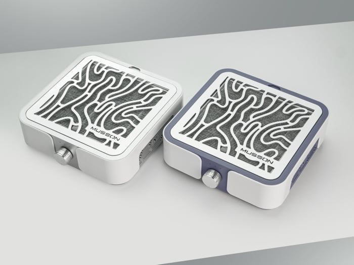 Витяжка для манікюру і педикюру з вугільним HEPA-фільтром Bucos Musson X2, срібло, потужність 72 W 2743629030 фото