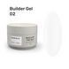 Гель камуфлирующий для наращивания ногтей, NAILSOFTHEDAY Builder Gel, №02, бело-молочный, 15 мл 4823697100008 фото 1