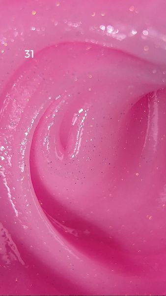 Акрил-гель рідкий для зміцнення нігтів, Edlen Water Acrygel Opal, №31, рожевий з опаловими блискітками, 15 мл 4000401531 фото