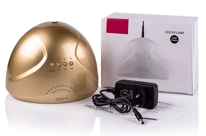 Світлодіодна LED лампа для манікюру гель-лаку SUN One 48W UV/LED Gold 1702393784 фото