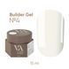 Гель камуфлирующий для наращивания ногтей Valeri Builder Gel, №04, молочный, 15 мл NVBG-004 фото 1
