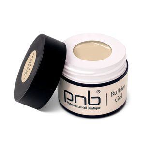 Гель камуфлюючий&nbsp;для нарощування нігтів, PNB Builder Gel, №030 Vanilla Charm, світло-бежевий, 15 мл 3114866771 фото