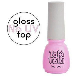 Топ для гель-лака без липкого слоя без УФ-фильтров, Toki-Toki Gloss&nbsp;No UV, 5 мл 2002615 фото