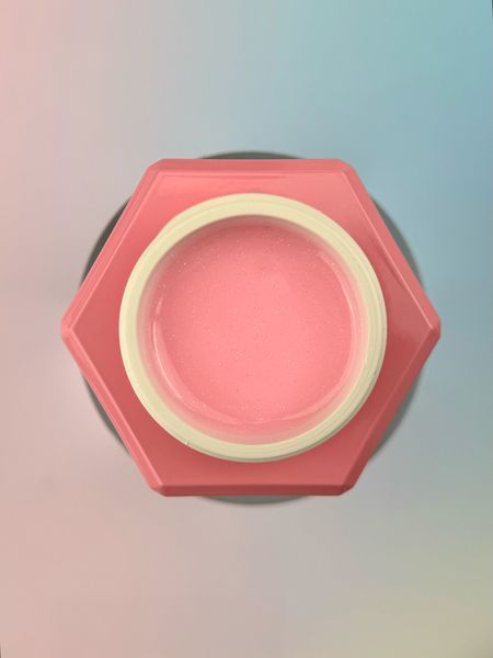 Гель жидкий камуфлирующий для укрепления ногтей, You Are Cute Bottle Gel, №12, розовый с шиммером, 15 мл 994-4007-1421 фото