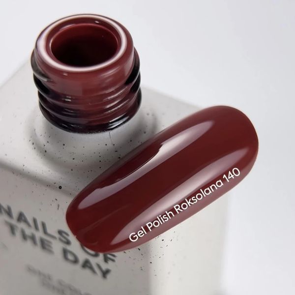 Гель-лак для ногтей, NAILSOFTHEDAY, №140&nbsp;Roksolana, цвет: красный, 10 мл 4821233300004 фото