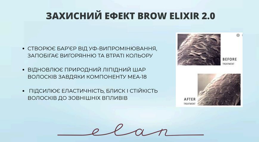 Концентрат для догляду брів, ELAN Brow Elixir 2.0, 10 мл 1103000 фото