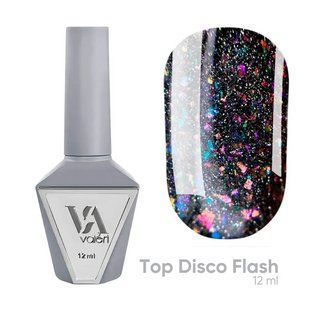 Топ для гель-лаку світловідбивний без липкого шару Valeri Disco Flash Top, 12 мл NVTDF12 фото