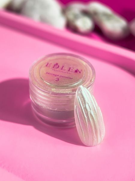 Набір втирок для дизайну нігтів, Edlen Mirrage powder, 6 шт/уп 4000393335 фото