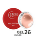 Гель камуфлирующий для наращивания ногтей, Roks Builder Gel, №26, молочно-бежевый, 15 мл 5903700000262 фото 1