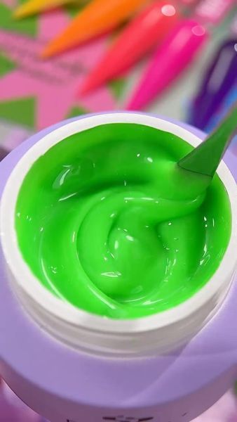 Гель камуфлирующий для наращивания ногтей, DNKa Builder Gel Dopamine, №0050, лаймово-салатовый, 30 мл FTBGD0050 фото