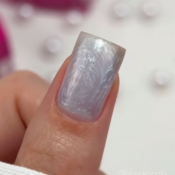 Гель камуфлирующий для наращивания ногтей, Edlen Builder gel Pearl, №56, нежно-голубой, 15 мл 4000361160 фото