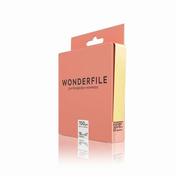 Змінний файл-стрічка для пилки прямої 130 мм,&nbsp;Wonderfile, 150 грит, 7 метрів WFGT130/150 фото