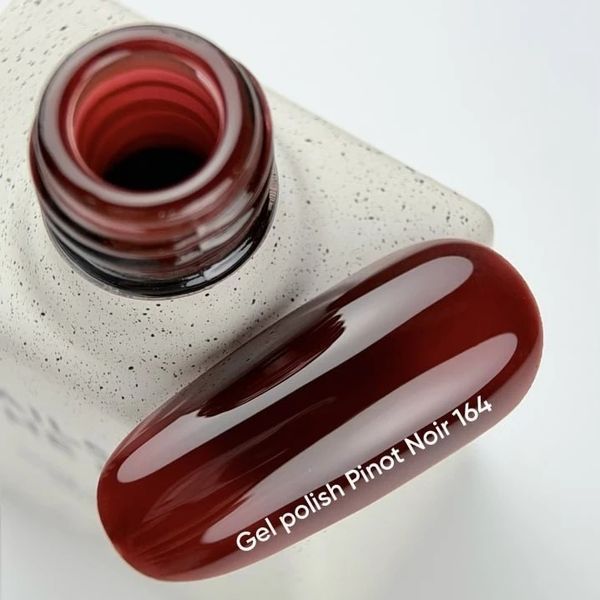 Гель-лак для нігтів, NAILSOFTHEDAY, №164&nbsp;Pinot Noir, колір: винно-червоний, 10 мл 4829875500004 фото