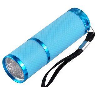 Светодиодный LED фонарик для сушки ногтей, 9 W, (без батареек), цвет: синий 2455136276 фото