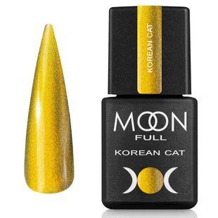 Гель-лак для нігтів з ефектом котячого ока Moon Full Korean Cat, №03, колір: сяючий золотий, 8 мл 5905123024177 фото