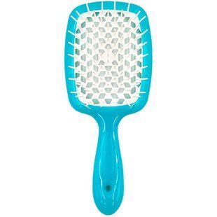 Щітка для волосся, Janeke Superbrush, (оригінал), колір: бірюзовий з білим, 1 шт 2048918663 фото