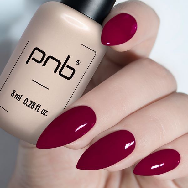 Гель-лак для ногтей, PNB, №211, цвет: бордовый, 8 мл 1211 фото