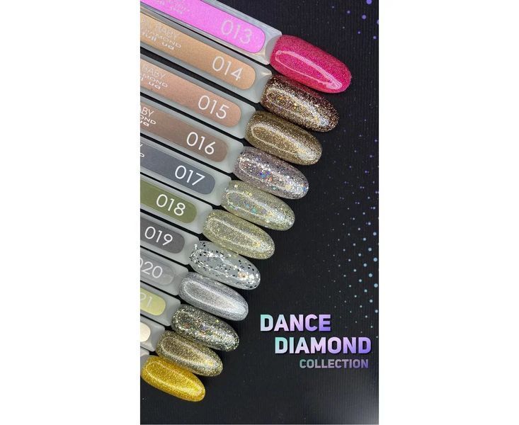 Гель-лак для нігтів Baby Moon Dance Diamond, №18, колір: біле золото з шимером, 6 мл 5908254001710 фото