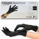 Нітрилові рукавички CEROS Fingers&reg; PLUS, 5 грам, S (6-7), чорні, 100 шт 1753799606 фото 1