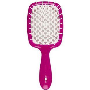 Щітка для волосся, Janeke Superbrush, (оригінал), колір: малиновий з білим, 1 шт 2048925142 фото