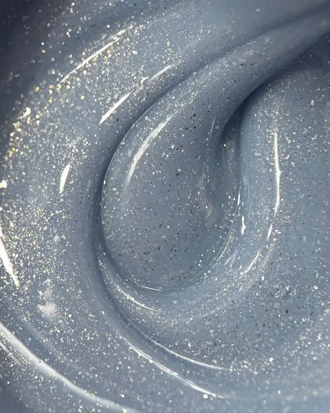 Гель камуфлирующий для наращивания ногтей, LUNAmoon Shimmer Gel, №07, голубой с шиммером, 15 мл 323-6093-1769 фото