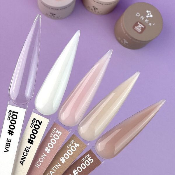 Гель&nbsp;камуфлирующий&nbsp;для наращивания ногтей DNKa Builder Gel, №0004, Бежевый (Satin), 30 мл BGD0004 фото