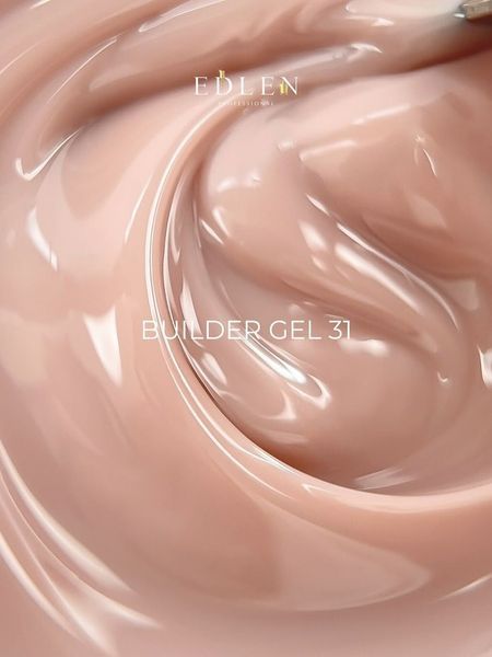 Змінний картридж гелю для нарощування нігтів, Edlen Builder gel Office, №31, світло-бежевий, 15 мл 4000312136 фото