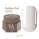 Гель камуфлюючий для нарощування нігтів, Valeri Builder Gel, №18, молочно-рожевий з шиммером, 30 мл NVBG30-018 фото 1