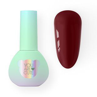 Гель жидкий камуфлирующий для укрепления ногтей, You Are Cute Bottle Gel, №17, винно-красный, 5 мл 994-4012-0959 фото