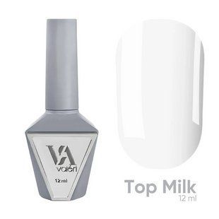 Топ для гель-лаку молочний без липкого шару Valeri Milk Top, 12 мл NVT-Milk12 фото