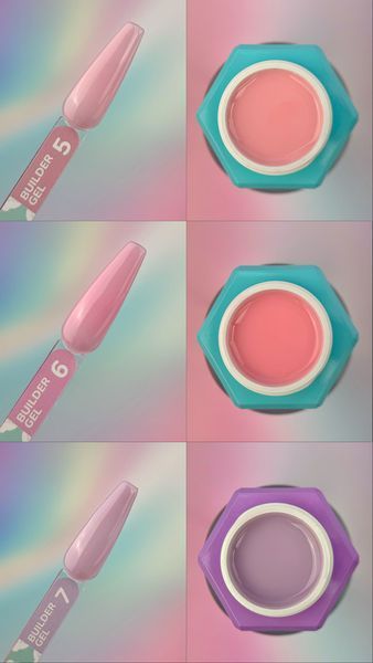 Гель камуфлирующий для наращивания ногтей,&nbsp;You Are Cute Builder Gel, №05, карамельно-розовый, 15 мл 995-4854-1355 фото