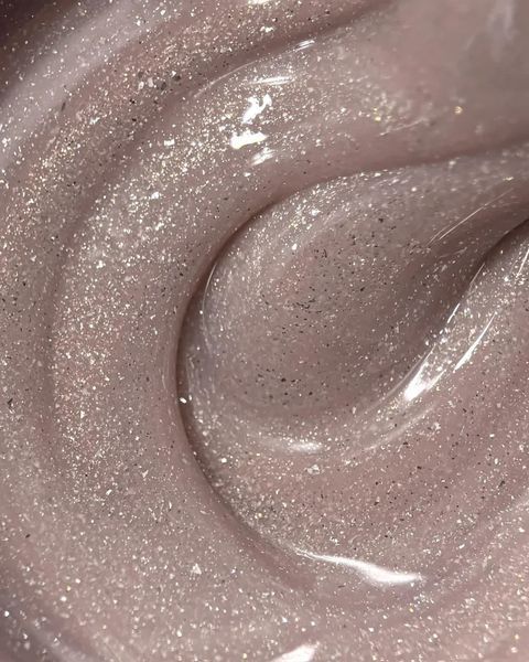Гель камуфлирующий для наращивания ногтей, LUNAmoon Shimmer Gel, №09, бежевый с шиммером, 15 мл 323-6095-1771 фото