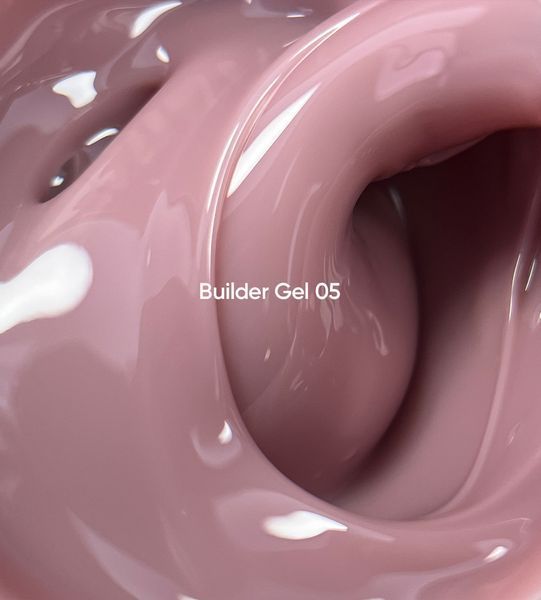 Гель камуфлюючий для нарощування нігтів, NAILSOFTHEDAY Builder Gel, №05, нюдовий, 30 мл 3243796289 фото