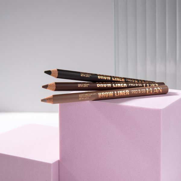 Олівець пудровий для брів, ELAN Brow Liner Pro,&nbsp;В03, Blonde 300503 фото
