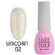 Гель-лак для ногтей, Toki-Toki Unicorn, №UN02, цвет: прозрачно-молочный с блестками, 5 мл 2002UN02 фото 1