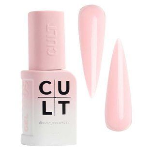 Гель рідкий камуфлюючий для зміцнення нігтів, Cult Bottle Gel, №005 Soft Blush, ніжно-рожевий, 13 мл 1205 фото