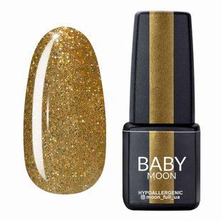 Гель-лак для ногтей Baby Moon Dance Diamond, №23, цвет:&nbsp;золотой с мелким шиммером, 6 мл 5908254001765 фото