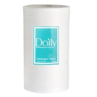 Полотенца в рулоне Doily (Дойли), спанлейс, 40 г/м2, размер 40х70 см, гладкая, цвет: белый, 100 шт/рул 10016920110 фото