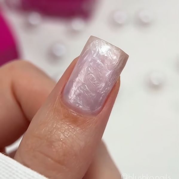 Гель камуфлюючий для нарощування нігтів, Edlen Builder gel Pearl, №55, ніжно-бузковий, 30 мл 4000360260 фото