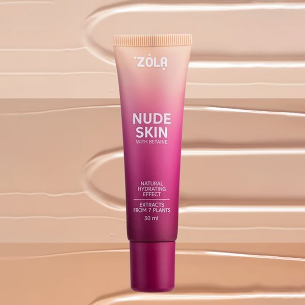 Тональна основа, ZOLA Nude Skin, колір: 01 Light, 30 мл 05672 фото