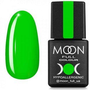 Гель-лак для нігтів Moon Full Neon, №702, колір: салатовий яскравий, 8 мл 5908254189050 фото