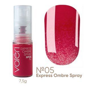 Спрей для эффекта градиента (омбре) на ногтях,&nbsp;Valeri Express Ombre Spray, №05, цвет: красный, 7.5 грамм NVEOS-05 фото