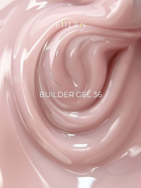 Змінний картридж гелю для нарощування нігтів, Edlen Builder gel Office, №36, рожевий, 15 мл 4000312141 фото