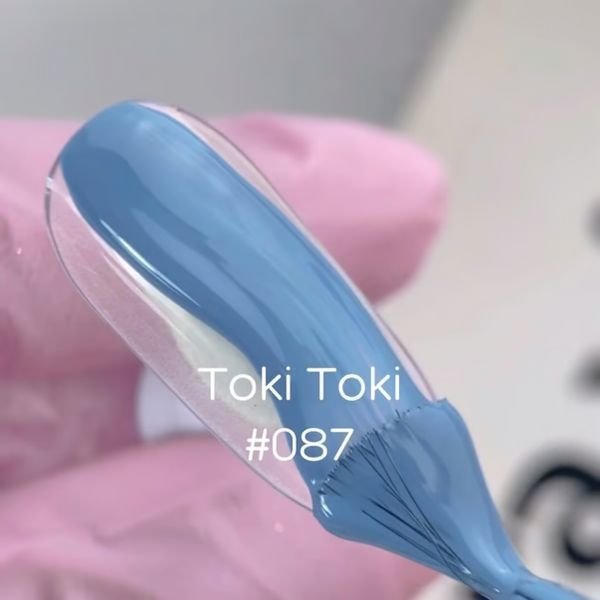 Гель-лак для ногтей, Toki-Toki, №087, цвет: приглушенно-голубой, 5 мл 2002087 фото