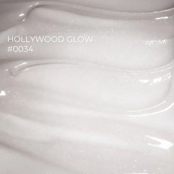 Гель світловідбивний для нарощування нігтів DNKa Builder Gel Hollywood Glow, №0034, молочний, 30 мл BGD0034 фото